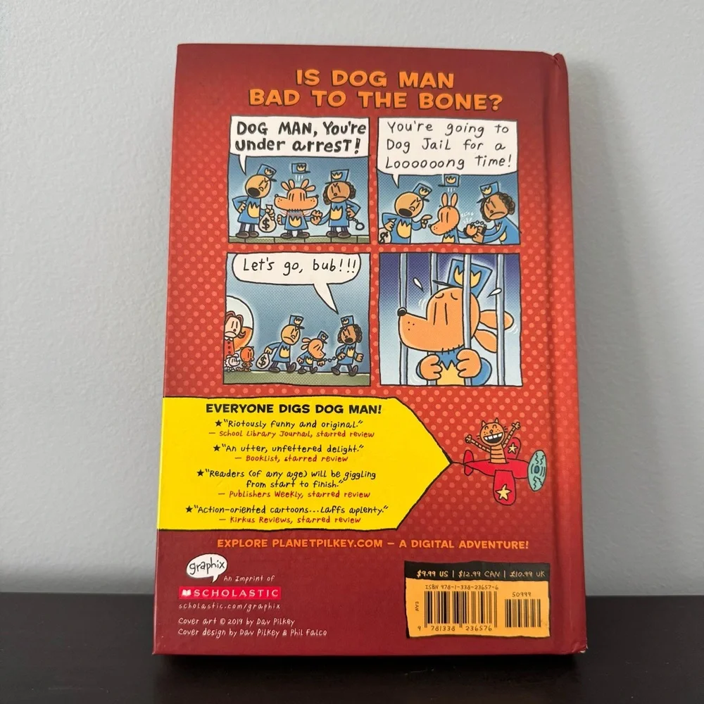 Dog Man Brawl of the Wild graphic novel comic book Dav Pilkey hardcover